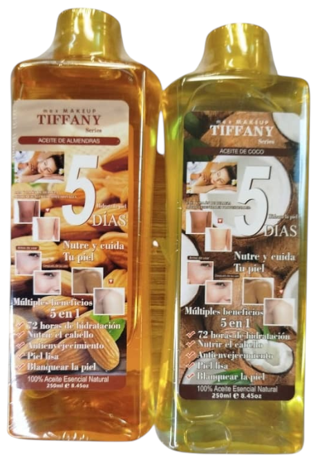 bioa0013 aceite puro spa tiffany 250ml  almendra / coco