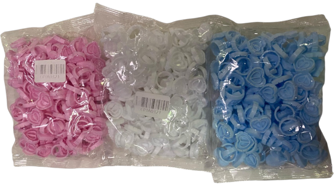 cpja0321 anillos corazon para armar abanicos x100