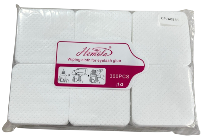 cpja0536 toallita limpiadora de pestañas x300 piezas hemola