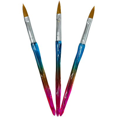 nail0344 pincel acrilico cristal #2 #4 #6 #10